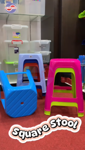 MAXONIC PLASTIC STOOL | SQUARE STOOL | DINING STOOL | BANGKU PLASTIK | KERUSI PLASTIK | PLASTIC CHAIR | KERUSI PLASTIK