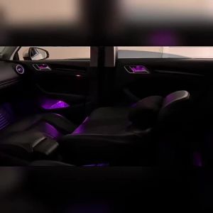 For Audi A1 A3 A6 A7 C5 C6 Q3 Q2 Q7 TT TTS R8 S3 S6 A4 64 Color 22In1 RGB Symphony Car LED Interior Ambient Light