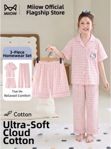 MiiOW | Childrens Summer Lightweight Sleepwear 3-Piece Set
