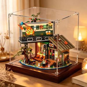 BRICK YES | New Dock Bar Hut Building Series Block Mini Building Set
