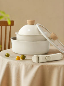 kimscook l Removable Handle Non-Stick Baby Food Pot