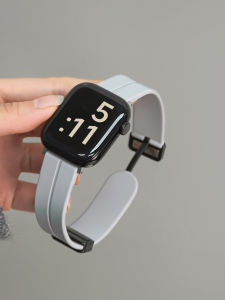 Uhada Silicone Intelligent Sports Watch Band for Men And Women Compatible with Redmi Watch6 5 4 Foldable Magnetic Clasp