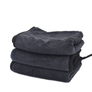 Car wash Tower Pro 600 GSM microfiber towels 30x30 40x40 30x40 for car cleaning.