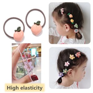 Ikat karet Rambut Anak 10pcs Cute Cartoon Set Kids Hair Rubber Band JCIK79