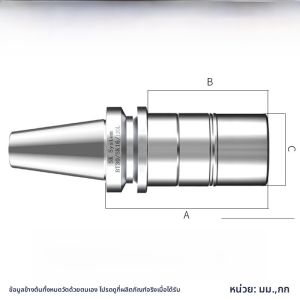 ก้านมีด BT40 ทรงกลวงสแตนเลส ความแม่นยำสูง สมดุลหมุนได้ สำหรับเครื่องมือ CNC ศูนย์ควบคุมอัตโนมัติ จีนแผ่นดินใหญ่