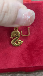 Poh Heng Jewellery 22K Snake Pendant in Yellow Gold [Price By Weight] (Online Exclusive)