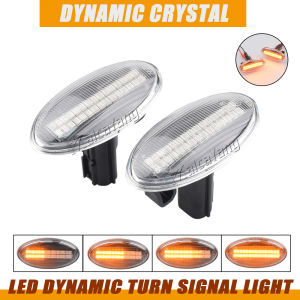 2x Dynamic LED Repeater Fender Side Marker Light Turn Signal Indicator Binker For Subaru Liberty Forester Impreza WRX STI GDA