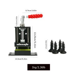 Dụng Cụ Thay Thế Tay Cầm Gậy Golf Bằng Hợp Kim Nhôm Với Tay Cầm Cao Su Chống Trượt Kẹp Trục Nhanh Dễ Lắp Đặt Dụng Cụ Tháo Lắp Đầu Gậy.
