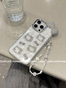 Ốp Lưng iPhone HelloKitty Cao Cấp Có Đá Rhinestone Chống Rơi Cạnh Mềm Dành Cho Nữ Mẫu Mới Chống Sốc Cạnh Mềm Cứng Nhẹ Đơn Giản Phong Cách