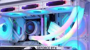 TEUCER Prism12025 PC Case Fan 120mm 5V 3Pin ARGB Cyclic Mirror Light Effect PWM 800 to 2000RPM Cooling Fan 3 Piece Set