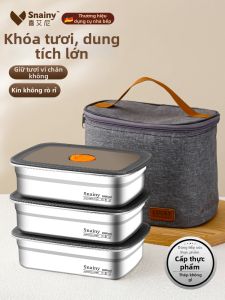 Snainy | Insulated Bento Box Stainless Steel Food Grade Large Capacity