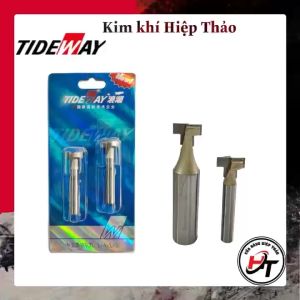 Mũi phay rãnh gỗ chữ T mũi soi chạy rãnh móc lỗ khóa giọt lệ Tideway MSCT-TW