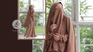 (3 in 1) GAMIS ANAK SABRINA / GAMIS ANAK TANGGUNG SET CADAR / UNTUK USIA 5-15 / BAYAR DI TEMPAT / GAMIS TERMURAH