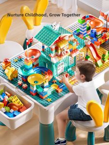 WANJUTEGONGDUI | Educational Multi-function Building Block Table