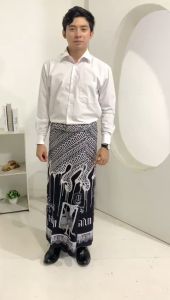 Sarung Batik Katun Dewasa Motif Arjuna NU | Monochrome