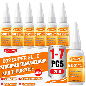502 Multi-Purpose Super Glue Instant Quick-drying Cyanoacrylate Adhesive for Metal Glass Plastic Strong Bond Liquid Glue Tool