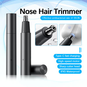 Xiaomi Rechargeable Nose Hair Trimmer For Men Eletric Nose Hair Trimmer Cutter IPX5 Waterproof Painless Nose Trimmer Machine 鼻毛修剪器
