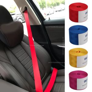 Universal Car Seat Belt DIY Lap-belt Car High-Strength Polyester Seat Safety Belts Multicolor Seat belt Car Accessories 1Set