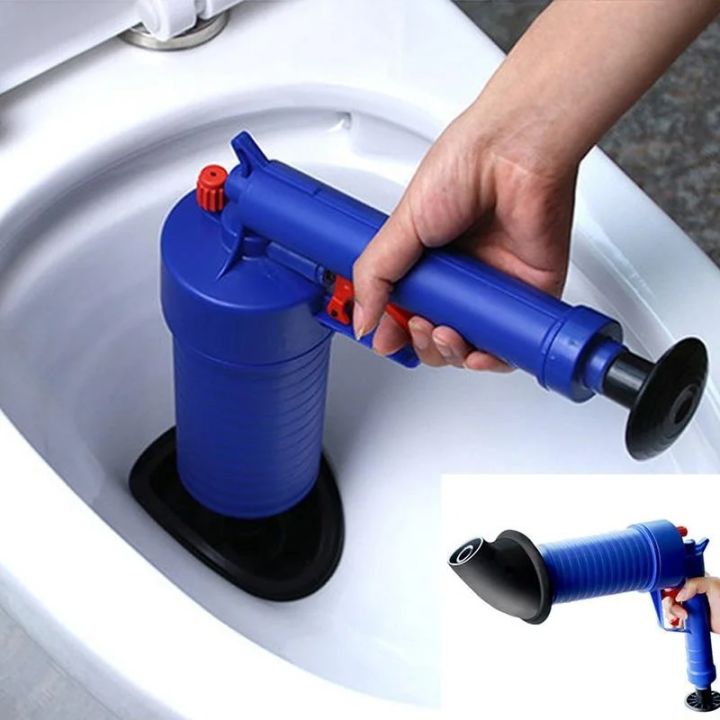 Air Pump Pressure Unblocker Pipe Plunger Drain Cleaner Sewer Sinks