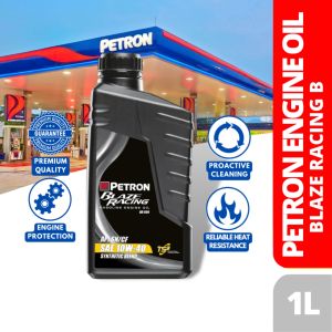 PETRON Blaze Racing BR800 Fully Synthetic Gasoline Engine Oil 5W40 1L Ultimate Performance Lubricant