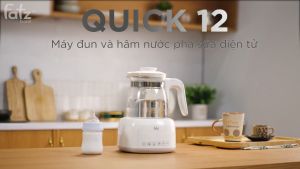 (QUICK 12) Máy đun nước và hâm nước pha sữa điện tử khử clo dung tích 1200ml - Fatzbaby Fatz FB3503HB FB3503BH MGG
