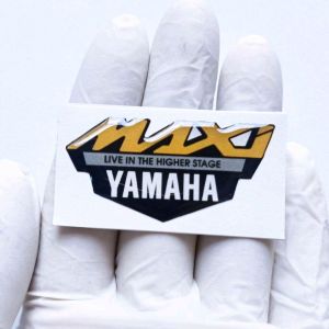 Emblem stiker Yamaha Maxi/stiker timbul lentur logo maxi