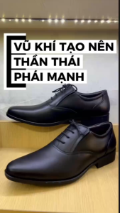Giày Da Nam Đi Làm PN15 – Lịch Sự Bền Đẹp Dễ Phối Đồ Da Bò Lịch Lãm & Êm Chân