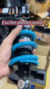 Phuộc nhún sau ESPADA giảm xóc xe máy  Exciter ex135 ex150 Winner  sonic Malaysia CÓ TĂNG CHỈNH ( TẶNG 1 MÓC KHÓA )