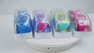 แว่นตาว่ายน้ำเด็ก สีสันสดใส แว่นว่ายน้ำเด็กป้องกันแสงแดด UV  ไม่เป็นฝ้า แว่นตาเด็ก ปรับระดับได้ แว่นกันน้ำ ส่งจากกทม