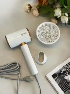 2400W Ionic Hair Dryer with 3D Blu-Ray Negative Ion Technology Lightweight Brushless Motor Fast Drying & Heat Protection