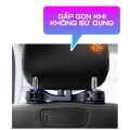 Móc treo đồ kiêm giá đỡ điện thoại gắn sau ghế ô tô xe hơi chắc chắn tiện dụng. 