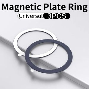3pc Metal Sticker for Magsafe Plate Ring Universal Metal Sticker Support Wireless Charger Metal Plate Sheet for Magnet Car Holder