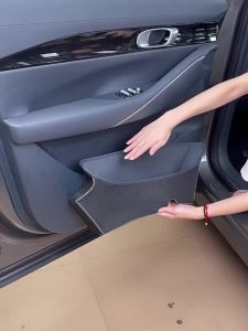 Proton e.mas 7 emas 7  GEELY EX5 e5 Door Storage Slot Cushion Leather Storage Bag Pocket Modified Interior Accessories