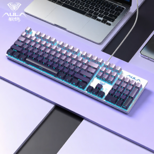 Aula | Ergonomic Gradient Side-Engraved Mechanical Keyboard Gaming Keyboard Cherry MX Blue/Green/Red Switches Hot-Swappable