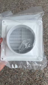 Vent Systems Gable Air Vent Louver 4" 6" Square Grille Cover For Ceiling Mounted Ventilation
