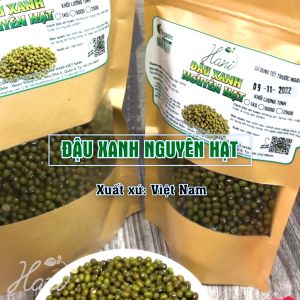 1kg Hạt Đậu Xanh/Đỗ Xanh Nguyên Hạt Sạch Làm Giá Đỗ Nấu Chè Dinh dưỡng HANI FOOD