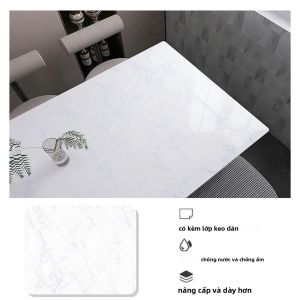 Giấy Dán Tường Tự Dính PVC Họa Tiết Đá Cẩm Thạch Chống Thấm Nước 40cm Cho Phòng Khách Phòng Ngủ Nhà Bếp - Nhãn Dán Trang Trí Nhà Cửa Chống Nấm Mốc