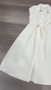 SV 6335 - Siveria Dress | Silvervogue | Gaun Katun Poliester Midi Pakaian Wanita