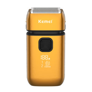 Kemei | KEMEI Mens Electric Shaver with Adjustable Speed 7500RPM Rechargeable Beard Trimmer Mesh Guard Razor Bald Head Hair Clipper