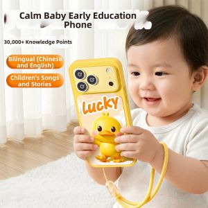 ZHENMIAO | Early Educational Teething Interactive Touchscreen Rechargeable Toy Phone