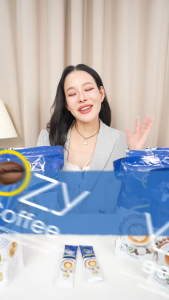 Ozy Coffee กาแฟ โอซี หนิงปณิตา กาแฟโอซี กาแฟสมุนไพร กาแฟไฟเบอร์ คุมหิว กาแฟไฟเบอร์ (1ห่อ30ซอง)