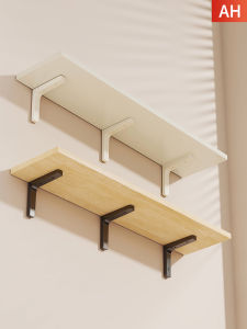 Wall-mounted shelf Wall-mounted single-tier shelf Floating shelf organizer Wall-mounted bookshelf Book storage wooden shelf