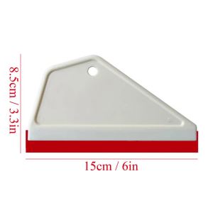 2Pcs Glass Scraper Car Window Side Wiper Swiper Window Tint Tools Water Blade Water Removal Silicone Squeegee Film Install