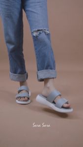 Sara Sara JEAN Platform Sandal Strap Colorful Gesper Casual / Platform Sandal / Sandal Platform Wanita