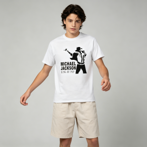 Hot Toys | Men T Shirt Women Tee Boys Girls Top Adults Children Parent Child Cotton kid Tshirts Michael Jackson Hip Hop Short Sleeve New