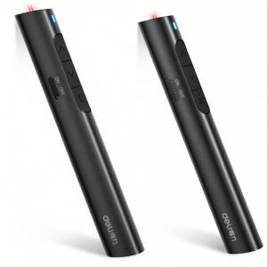 deli | Multifunctional Rechargeable Laser Pointer Remote Controller for Lectures and Presentations