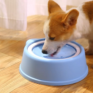 ชามน้ำลอยตัว ที่ให้น้ำสัตว์เลี้ยง1L ป้องกันน้ำกระเซ็น ถ้วยน้ำสัตว์เลี้ยง ที่ให้น้ำ ป้องปากเปียก