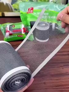 7cm/12cm Screen Repair Tape Strong Adhesive Cuttable High Density Screen Window Repair Tape Roll for Tent Net Pool Fences Porch