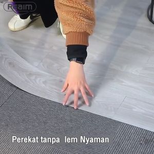 Vinyl Stiker Lantai Kayu 91.4 cm X 15.2 cm Vinyl Lantai Premium Flooring Vinil PVC High Quality Sticker Vynil 1 box (36 Pcs)