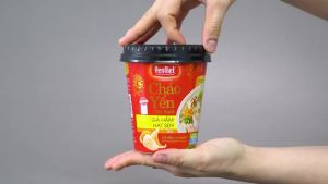[THÙNG 24 LY] - YENVIET - Cháo yến đậu xanh ly YenViet 2 vị: Thịt bằm rau củ Gà hầm hạt sen Cháo ly Yến Việt ăn liền (50g/ly)